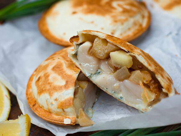 Icrab - Пита с гребешком и грушей