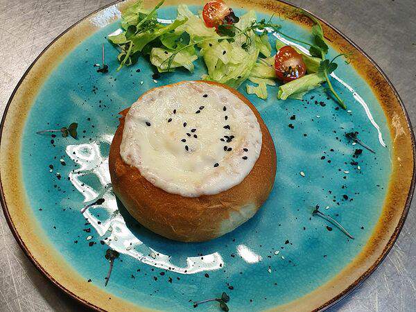 #Trava кофейня со вкусом - Жульен с курицей и грибами