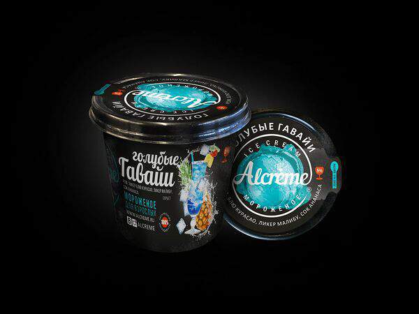 Alcreme Мороженое - Голубые Гавайи