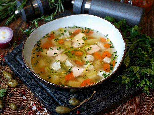 Угли - Уха с сёмгой и судаком