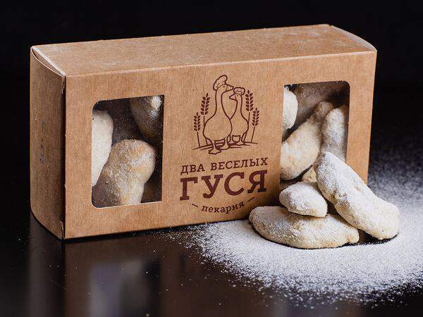 Два веселых гуся - Печенье курабьедес с грецким орехом