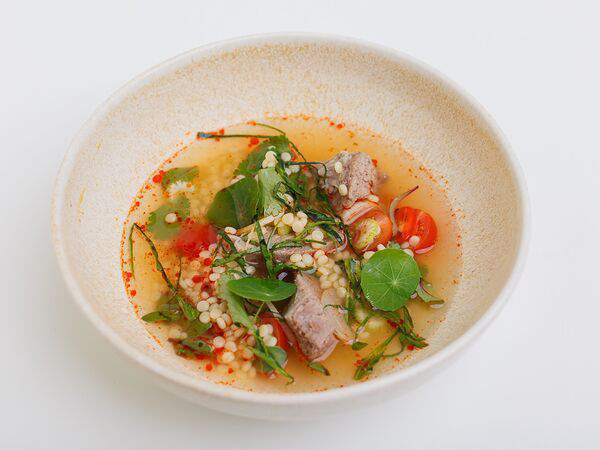 Глупый француз - Острый суп из баранины