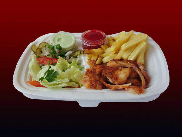 Эль-Буррито - Донер кебаб на тарелке с курицей