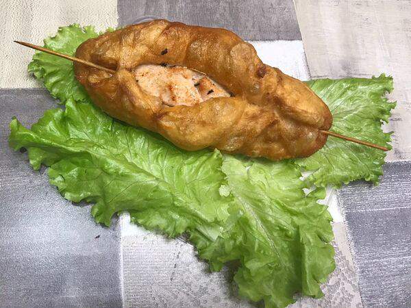 Мясо на углях - Шашлык куриный в тесте