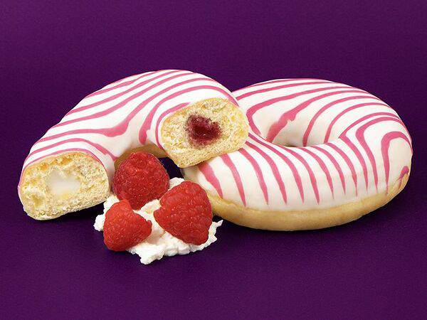 Читмил пончик - Пончик ЧизДон с начинкой из малины и творожного сыра