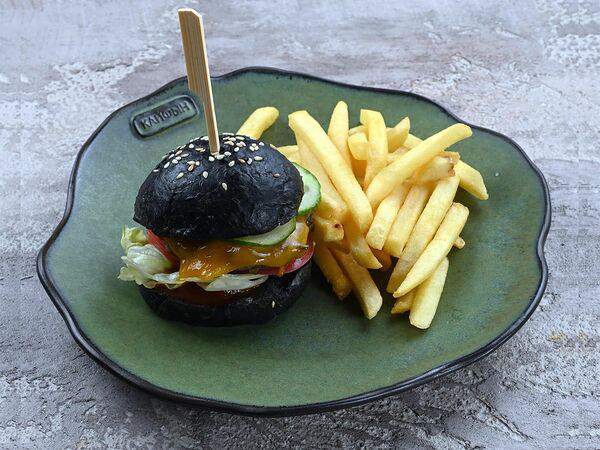 Кайфын - Мини-бургер с картофелем фри