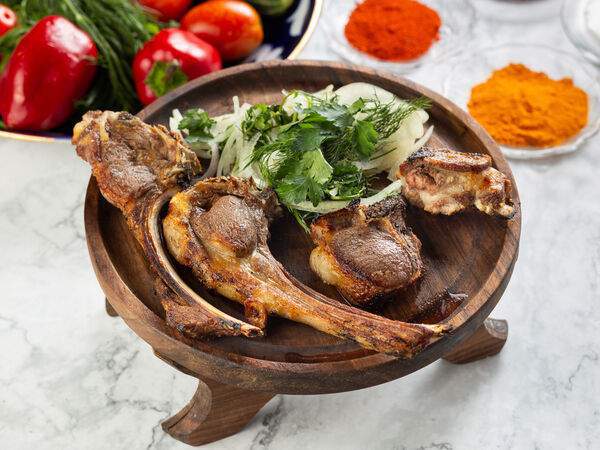 Кафе Балу - Шашлык из баранины на рёбрах