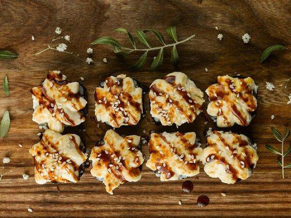 Foodmarket #FaceRoll - Теплый ролл Цыпленок с перцем