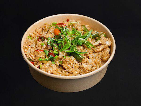 Fish & rice - Рис с цыпленком