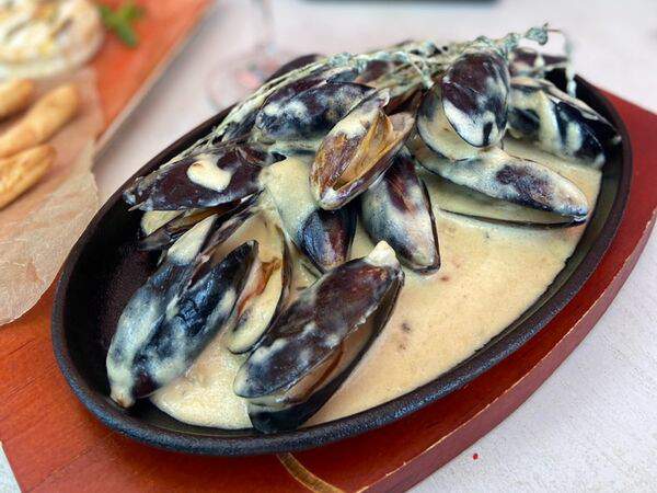 Русь - Мидии с сливочном соусе