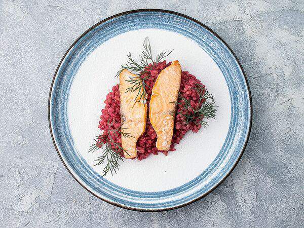 Булочки на улочке - Булгур с лососем