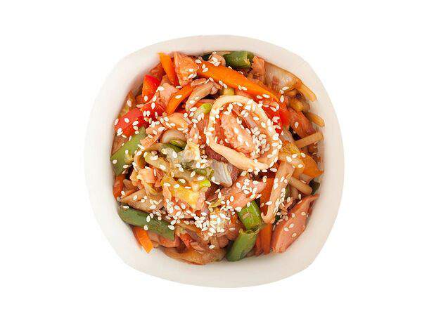 Мистер Твистер - Лосось с кальмаром терияки