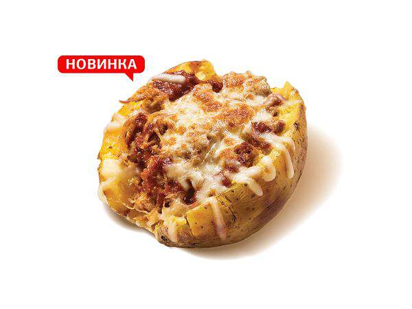 Крошка Картошка - Гриль Чиз с томленой свининой