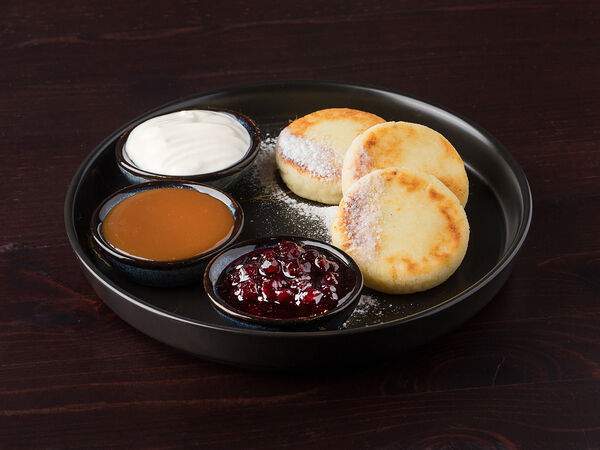 Территория - Сырники с тремя топпингами