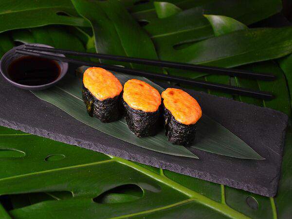 Дочь самурая - Гункан с креветкой запеченный острый