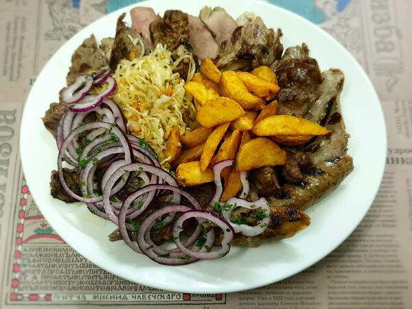 Гостевая изба - Большая мясная тарель