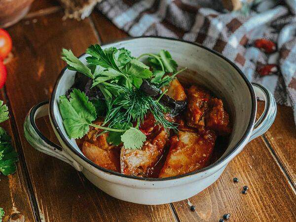 Хачапури и вино - Чахохбили из курицы