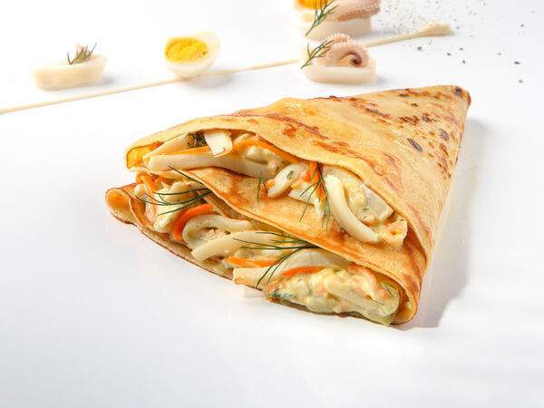 Блинная Сковородка - Блин с кальмарами