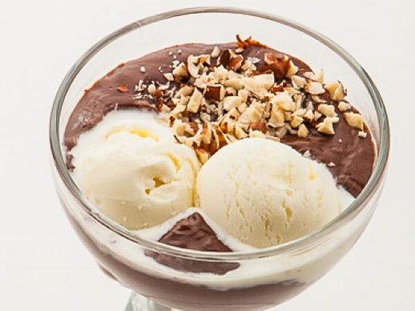 Монплезир - Шоколадный суп с мороженным