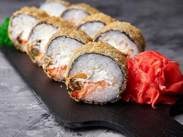 Чак Роллес - Мидии лосось темпура