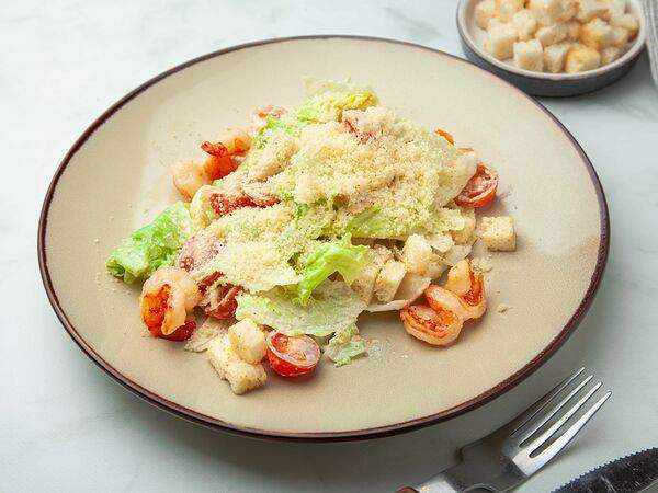 Вкусняхи - Цезарь с креветками