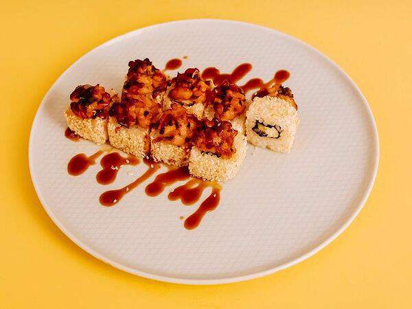 Важная Рыба - Запеченный ролл Сливочный цыпленок