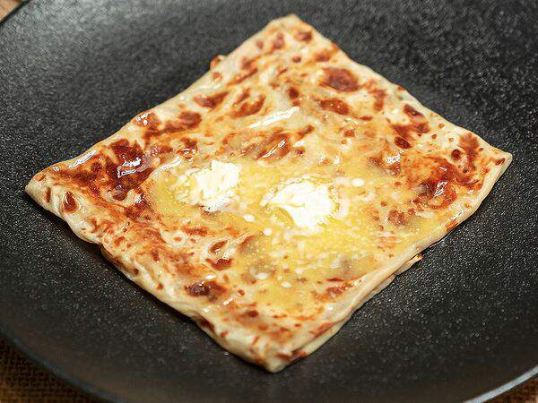 Блинная печка - Блин с маслом