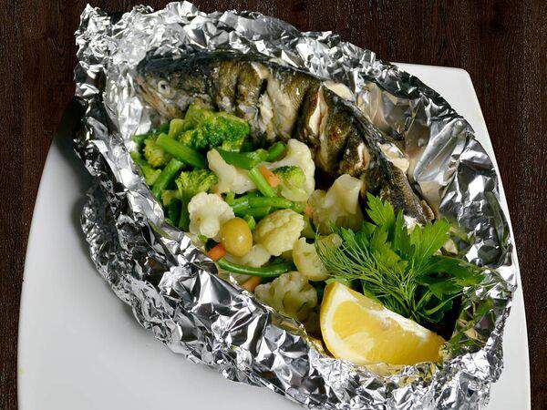 Трактиръ - Рыба с овощами на пару