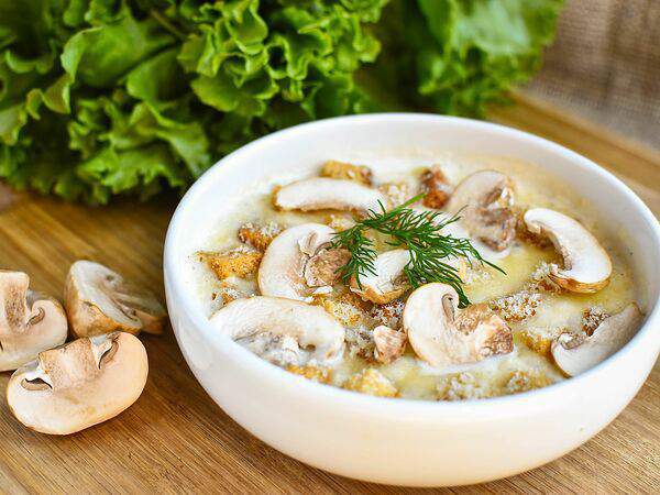 Лопатерия - Крем-суп грибной