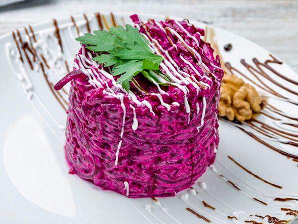 Домашний Вкус - Салат Свекла с Чесноком
