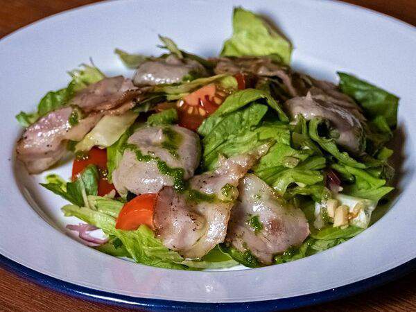 BBQ  Star - Имбирный салат с беконом