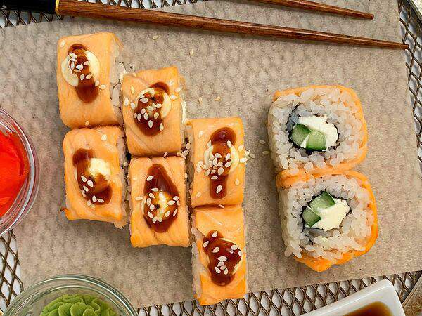 Пицца Сан - Запеченный ролл Филадельфия