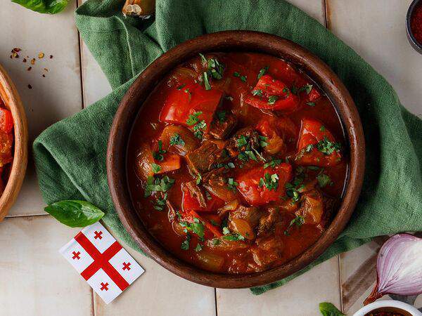 Хачо и Пури - Чашушули из говядины