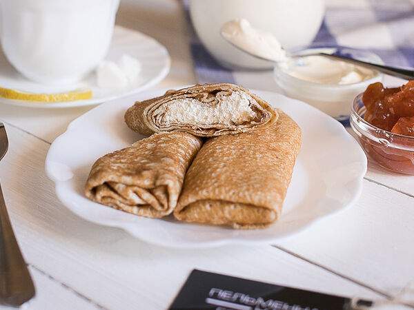 Пельменная на Горького - Блинчик с творогом