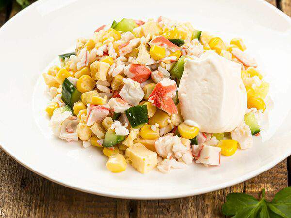 Русский аппетит - Салат с крабовым мясом