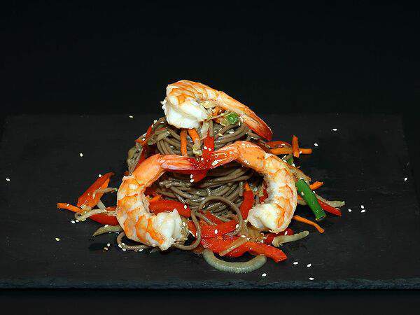 SushiTokyo - Лапша гречневая с креветками