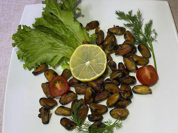 Раковаръ - Мидии, жаренные с чесноком и соевым соусом