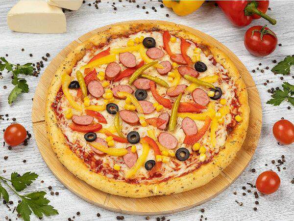 Inspiration coffee - Пицца с курицей и с грибами