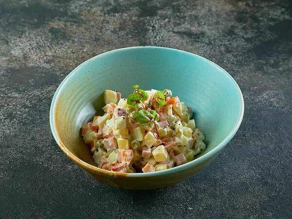 Баклажан Горьковская - Оливье по-домашнему