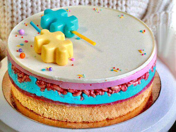 Йагода - Торт-мороженое Пазлы