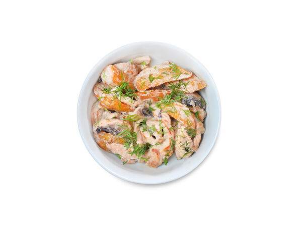 Imperator Food - Картофель с курицей и грибами в сметанном соусе