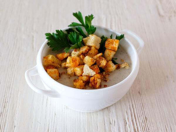 Блины и Паста - Крем-суп Грибной