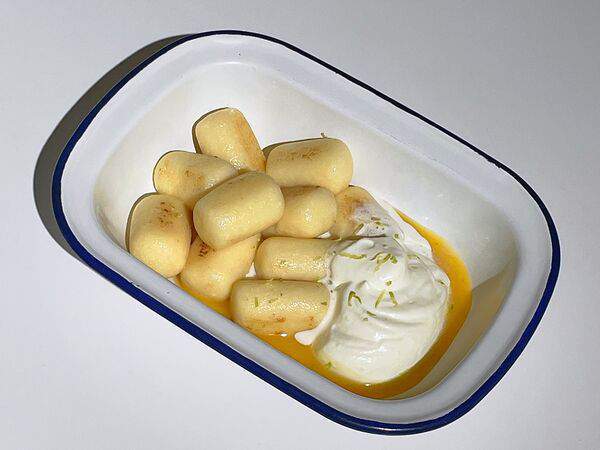 Not for Sale Studio - Ленивые вареники из творога с лимонным курдом и сливками