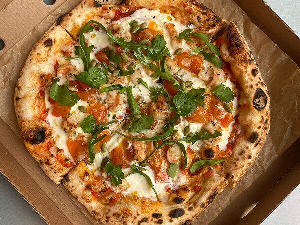 Pulcinella Pizzeria - Пицца Хурма с креветками