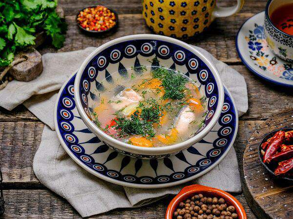 Брынза - Уха с судаком и сёмгой