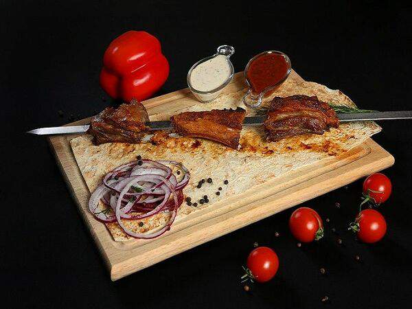Шашлык на дровах - Бараньи ребра