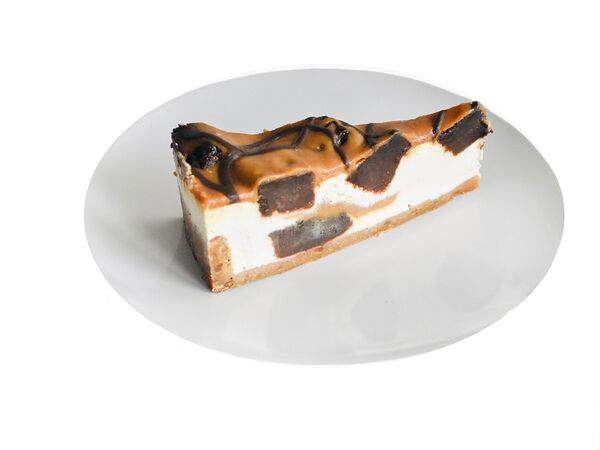 Дом еды - Чизкейк брауни с карамелью