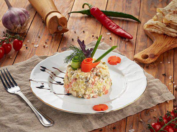 Дубравушка - Оливье с ростбифом