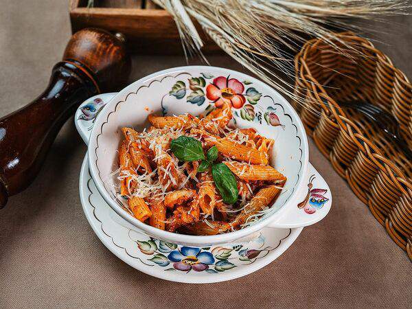 На Глинках - Пенне с креветками в томатном соусе