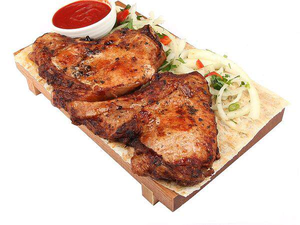 Кафе ной - Шашлык из cвинoй корейки